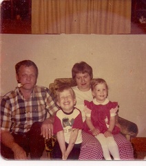 Hugh's half brother Chuck Alford and wife Janet with kids Brian and Virginia
